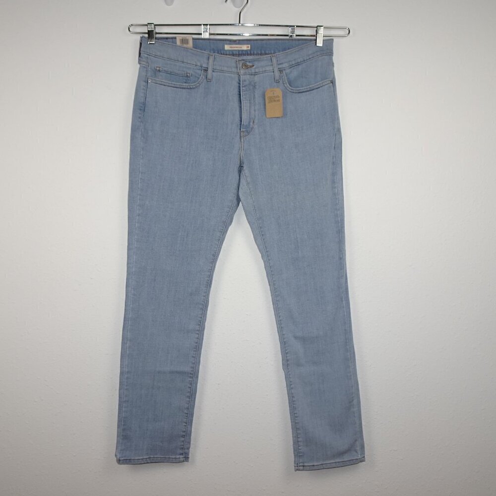 Levi's 312 Slim Jeans Women's Size 34x32 Blue Denim Stretch Shaping